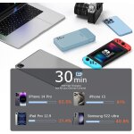 Batterie externe 10000mah, chargeur portable 35w, batterie portable charge rapide avec pd3. 0 et qc4. ...