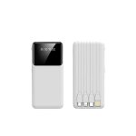 Batterie externe 20 000 mah, grande capacit�, avec c�ble de donn�es int�gr�, charge ultra - rapide 20 ...