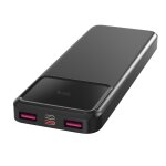 Batterie externe 20000mah usb usb - c micro - usb charge rapide ecran led phonillico