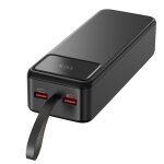 Batterie externe 30000mah usb usb - c micro - usb charge rapide ecran led phonillico