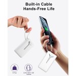 Batterie externe charge rapide 10000mah, 22. 5w power bank usb c input & output, chargeur externe avec ...