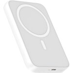 Batterie externe magn�tique sans fil, 20w charge rapide chargeur powerbank, 10000mah power bank compatible ...