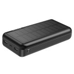 Batterie externe portable, power bank solaire, micro port de type c pour t�l�phone intelligent, d�ciations ...