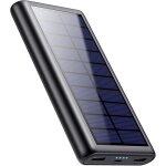 Batterie externe solaire 26800mah power bank haute solaire capacit chargeur portable 2 ports usb batterie ...