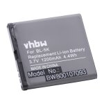 Batterie li - ion vhbw 1200mah (3. 7v) pour t�l�phone portable smartphone nokia 701, c7, c7 - 00, n85, ...