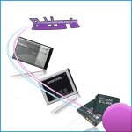 Batterie pour motorola pebl u6 / razr v3i / v3