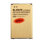 Batterie or pour lg k10 / f670l / s / k bl - 45a1h 2850mah haute capacit li - polymre rechargeable