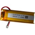 Batterie de rechange 550 mah pour sena smart hjc 20b bluetooth, smart hjc 10b bluetooth, sp70, sp71