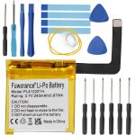 Batterie de rechange pl412221h 240 mah 3, 7 v compatible avec amazfit gts 1s, c17, a2021, a1969, a1914, ...