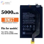 Batterie de remplacement, compatible avec la batterie de t�l�phone portable xiaomi mini redmi note 10 ...