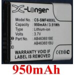 Batterie pour samsung blade, chat 322, genio qwerty, gh - j800, glamour s7070, gt - b3410, gt - c3060, ...