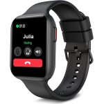 Bebinca gt5 montre connect�e 2023 appels vocaux 1. 75  hd super grand �cran avec menu flottant, 28 sports, ...