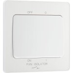 Bg electrical evolve isolateur de ventilateur, triple p�le, large bascule