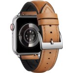 Bin compatible with apple watch leather and silicone hybrid micro - perforations breathable 38 / 40 / ...