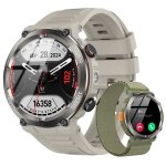 Blackview w50 pro montre connect�e bluetooth 960mah anti - chute, 1. 45  smartwatch avec lampe de poche ...