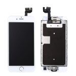 Blanc complet ecran lcd vitre tactile sur chssis + home camra + ecouteur pour iphone 6s 4. 7  + outils ...