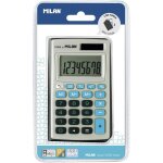 Blister calculatrice 8 chiffres avec étui, gris - bleu Blister calculatrice 8 chiffres avec étui, gris - bleu