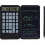 Bloc - notes de calculatrice, calculatrice de 6, 5 pouces et tableau d'ecriture lcd planche a dessin ...