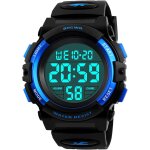 Bnhgc - montres numériques pour garçons, digitale montre etanche sport pour enfants 5atm avec alarm / ... Bnhgc - montres numériques pour garçons, digitale montre etanche sport pour enfants 5atm avec alarm / ...