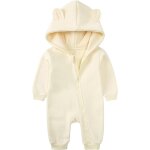 Bnhgc - nouveau - n bb garons filles barboteuse une pice a manches longues ours oreille a capuche ...