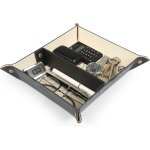 Bnhgc - - vide poche en cuir - bote de rangement pratique pour portefeuilles, montres, cls, pices ...