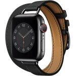 Bnhgo - bracelet compatible pour apple watch bracelet srie 10 cuir double tour mince femmes 45mm 44mm ...