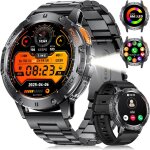 Bnhgo - montre connectée homme (2 bracelets) - appel bluetooth / led lampe, ecran amoled 1, 43 , etanché ... Bnhgo - montre connectée homme (2 bracelets) - appel bluetooth / led lampe, ecran amoled 1, 43 , etanché ...