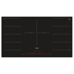 Table de cuisson � induction bosch serie 8 pxv901dv1e - 5 plaques de cuisson - niche - largeur : 88 cm ...