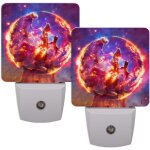 Boule magique veilleuses enfichables decoratives avec capteur automatique intelligent led veilleuse pour ...
