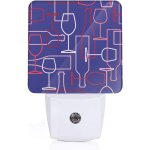 Bouteilles de vin, verres a vin, veilleuse du crépuscule a l'aube, capteur intelligent, pour chambre ... Bouteilles de vin, verres a vin, veilleuse du crépuscule a l'aube, capteur intelligent, pour chambre ...