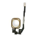 Bouton home complet avec nappe de connexion pour apple iphone 5s / se blanc