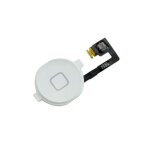 Bouton + nappe bouton home blanc pour iphone 4
