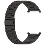 Bracelet en acier a trois perles pour samsung watch ultra 47 mm slim fit le noir