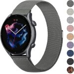 Bracelet pour amazfit gtr 3 46 mm / gtr 3 pro / gtr 4 / gtr 2 pour homme et femme - bracelet de montre ...