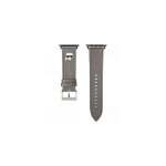 Bracelet apple watch 38 mm / 40 mm karl lagerfeld saffiano t�te de karl argent