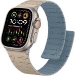 Compatible avec bracelet apple watch 49mm 46mm 45mm 44mm 42mm, bracelet magntique rversible double ...