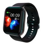 Bracelet connect� 1, 3 pouce avec lecteur mp3 suivi du sommeil bluetooth 4. 2 noir yonis