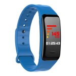 Bracelet connect� ecran ips 0. 96 pouce suivi cardiaque sommeil ip67 bleu yonis