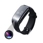 Bracelet connect� montre cam�ra espion 1080p 16go yonis