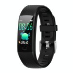 Bracelet connect� multifonction ecran couleur suivi sant� sommeil compatibilit� ios android noir yonis ...