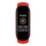 Bracelet connect�e multisport pression art�rielle rythme cardiaque rouge yonis