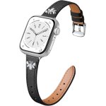 Bracelet cuir etroit compatible avec bracelet apple watch 38mm 40mm 41mm, bracelet remplacement cuir ... Bracelet cuir etroit compatible avec bracelet apple watch 38mm 40mm 41mm, bracelet remplacement cuir ...