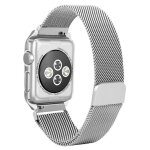 Bracelet a fermoir magn�tique en boucle milanaise para apple watch series 11 - 46mm - cinza