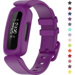 Bracelet compatible avec fitbit ace 3 enfants, silicone souple, band montre impermable, sport accessoires ...