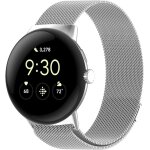 Bracelet pour google pixel watch 3 41mm / 2 / 1, m�tal acier inoxydable tiss� en maille ajustable magn�tique ...