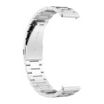 Bracelet pour huawei watch gt runner gt 3 46mm maille acier argent