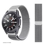 Bracelet ibroz samsung / huawei 22mm maille gris