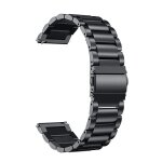 Bracelet lux en acier inoxydable + outil phonecare pour garmin forerunner 570 - 47mm - noir