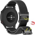 Bracelet magntique 20mm en nylon compatible avec amazfit / samsung / huawei / xiaomi - montre a dclenchement ...