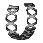 Bracelet en m�tal diamant pour montre connect�e xiaomi, 18mm